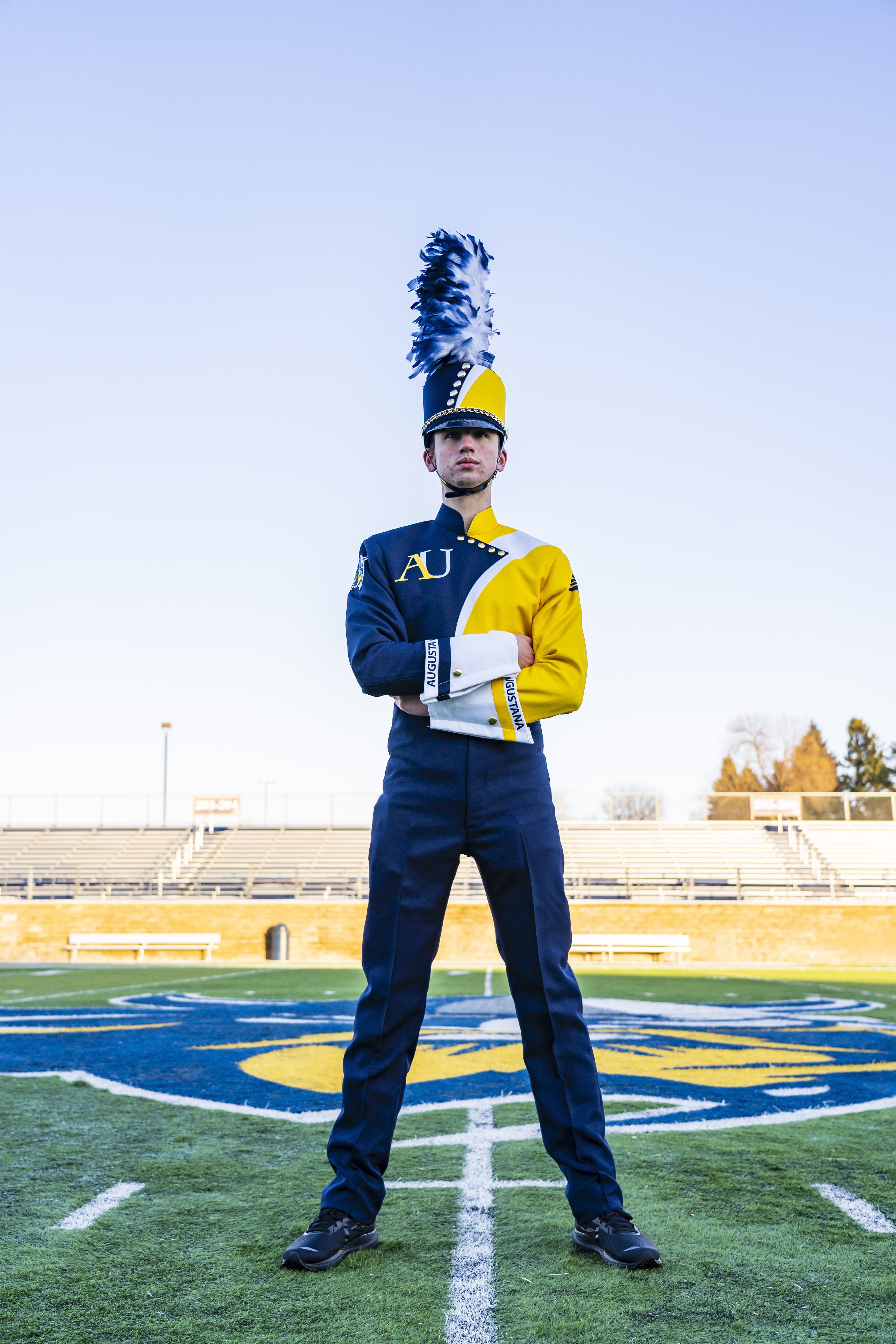 School of Music Begins Revival of Augustana Marching Band With Drumline